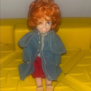 Annie Doll with Red Hair and Blue Outfit